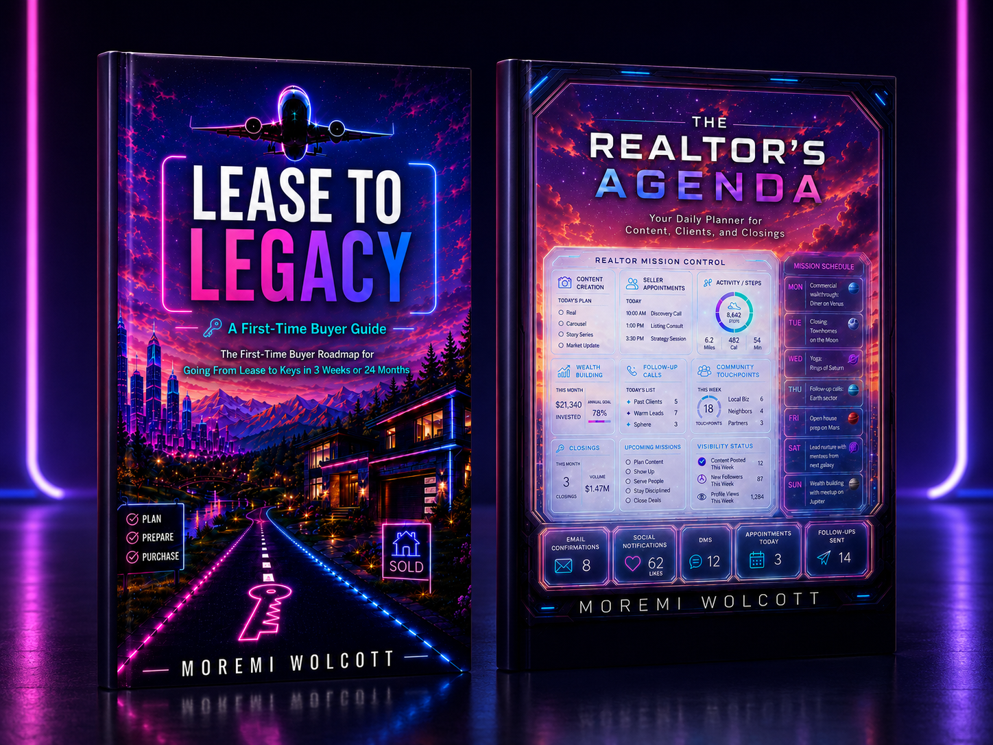 Lease to Legacy and The Realtor's Agenda approved book covers